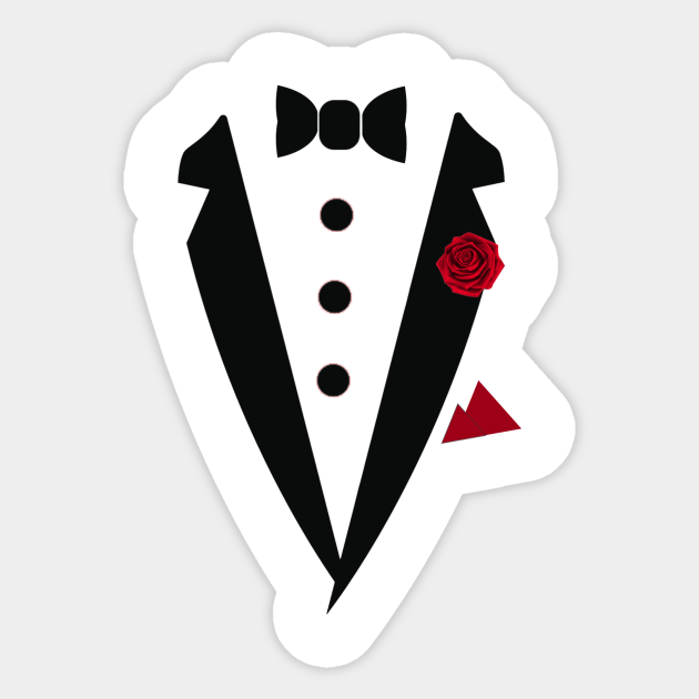 tuxedo Tuxedo Sticker TeePublic